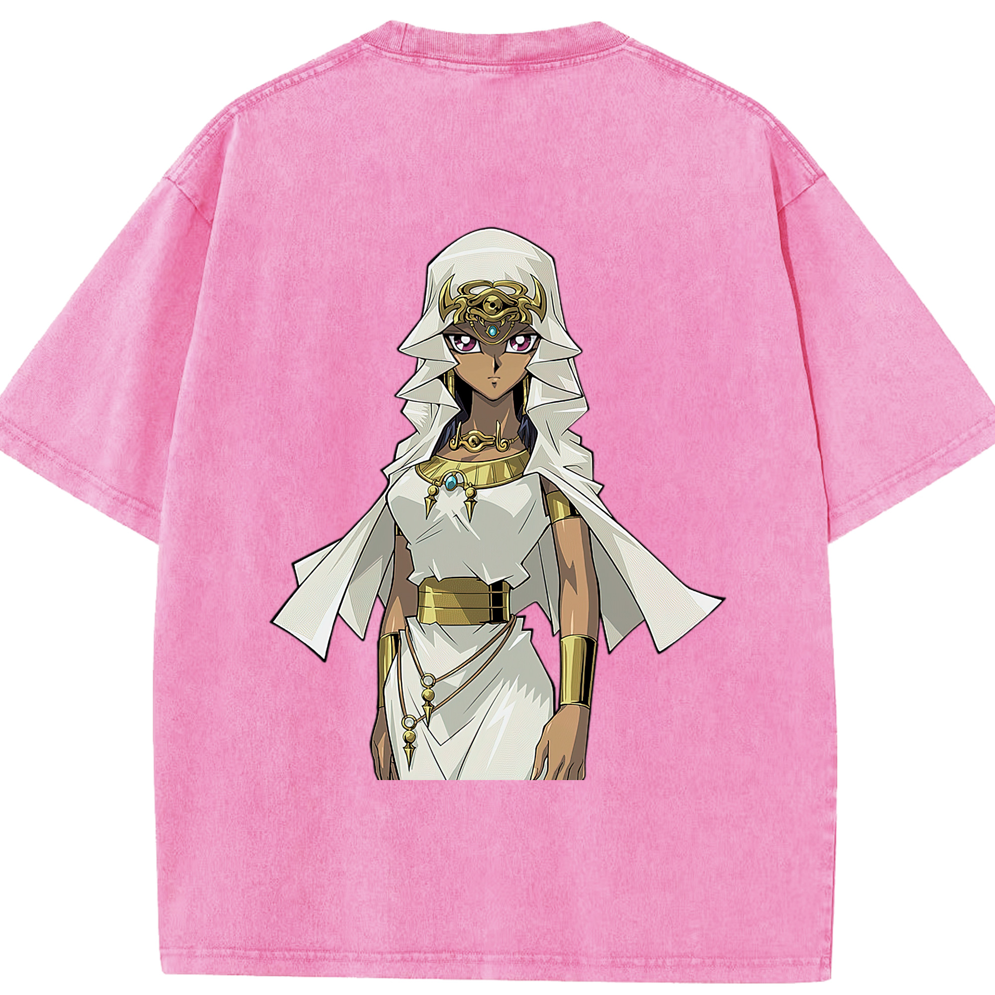 （画像用） 遊☆戯☆王 Yu-Gi-Oh! 綿100% ヴィンテージ風 半袖Tシャツ（背面プリント）